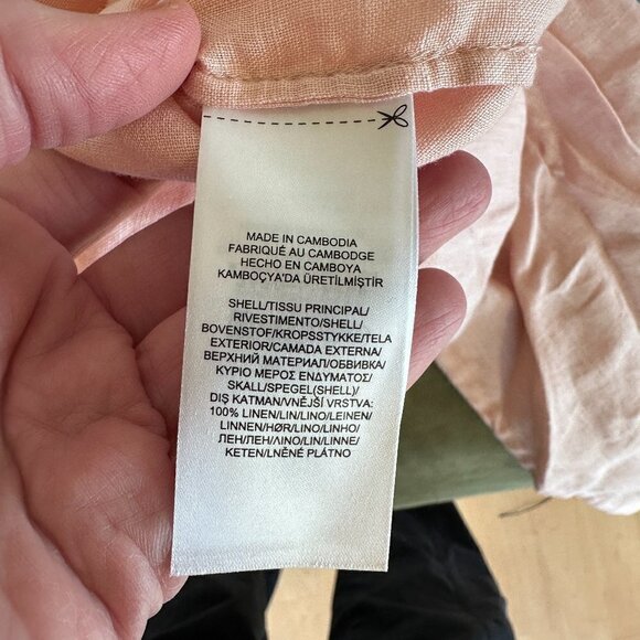 Ralph Lauren Light Peach Tunic Top Medium New With Tags - Picture 7 of 7